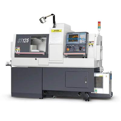 Máquina de torneamento CNC de tipo suíço ST125 de tipo suíço 6000rpm