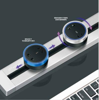 FGGP Kitchen Electrical Desktop Wall Power Track Socket Rail Outlet Wireless Removable Outlet/Track Socket
