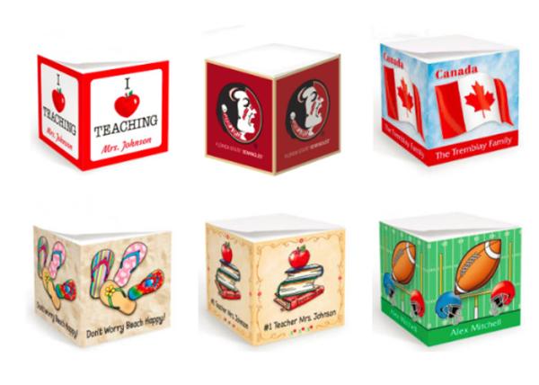 Custom Logo Personalized Stationery Memo Pads CMYK Offset Printing