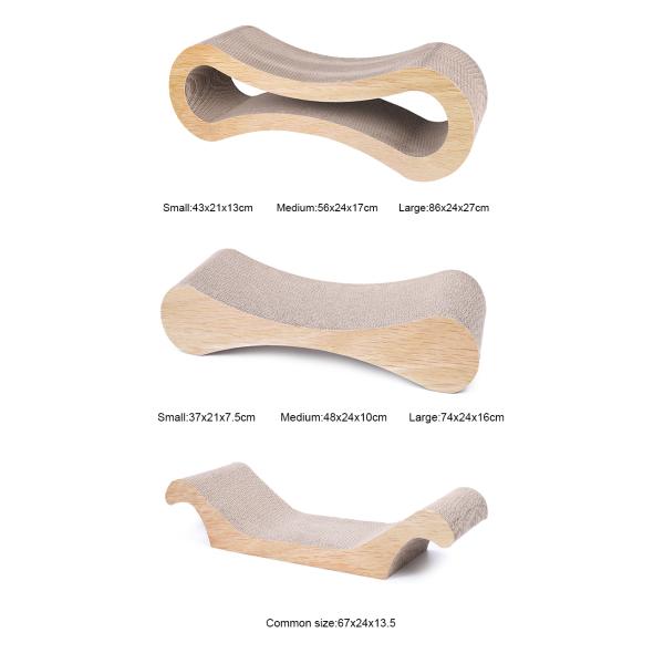 Sale Interactive Durable Corrugated Cardboard Cat Scratching Post Sustainable Solution
