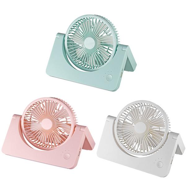3 Speed Control USB Rechargeable Mini Fan DC 5V With 4000mah Battery