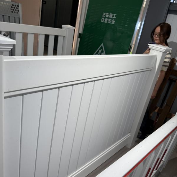 1.82m High Pvc Full Privacy Fencing Simple Installation 6ft Pvc Privacy Panels