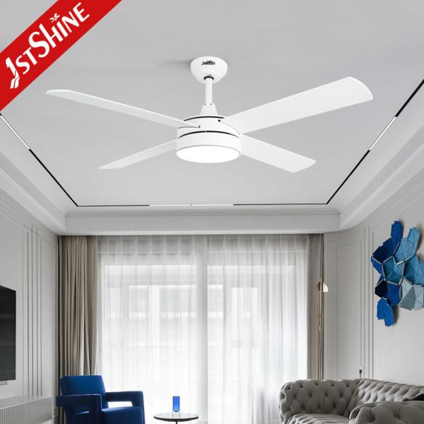 Da lâmina de baixo nível de ruído de 4 MDF de DCF-W986 35W luz moderna do diodo emissor de luz do fã de teto para o quarto