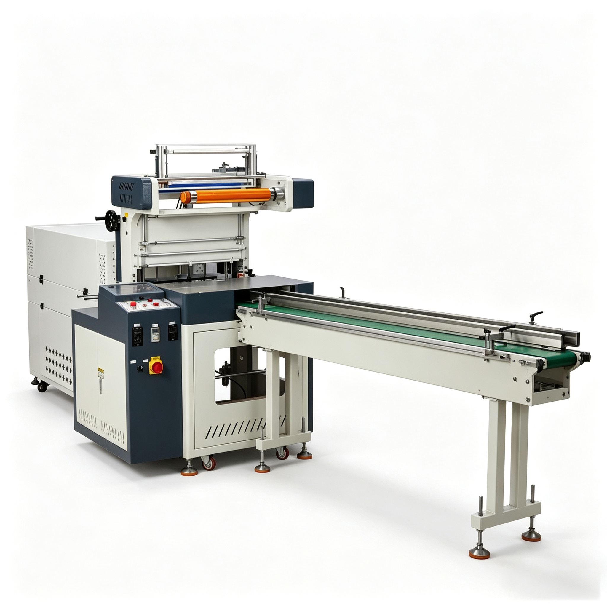 Color Film Automatic Heat Shrink Wrap Machine 15PCS/Min Shrink Wrapping Machine