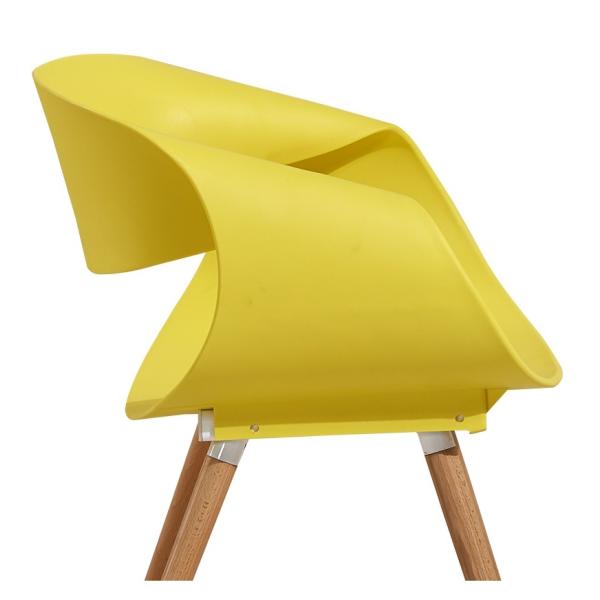 Modern leisure dessert shop dining chair business negotiation clear bar chair high stool coffee shop Nordic simple chair