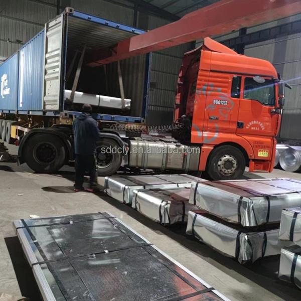 Fornecimento direto Folha galvanizada ondulada 3-8 toneladas Peso da bobina 1800-2000mm comprimento