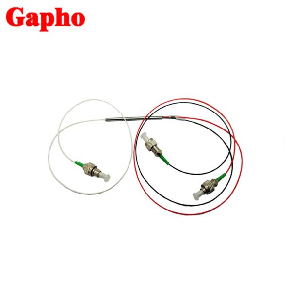 O baixo acoplador adicional 250um da fibra multimodo da perda 1x2 2x2 descobre 850/1310nm