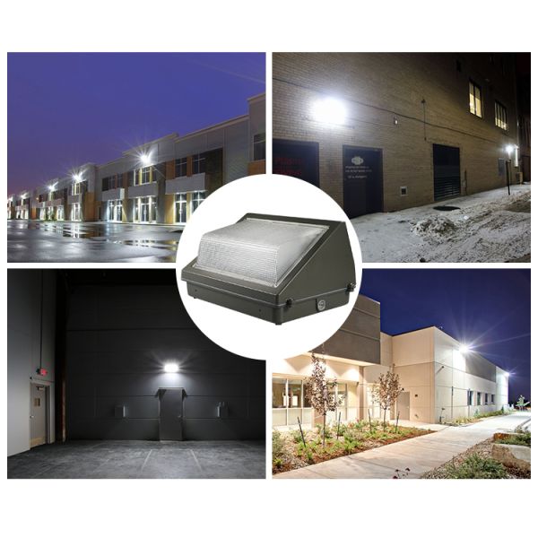 Adjustable power color temperature semicutoff wall  light, High efficiency energysaving exterior wall lamp