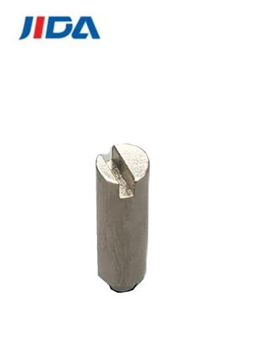 Nickel Plated Precision CNC Turned Components Slotted Iron Core For AC Relay