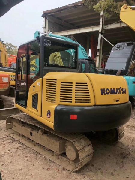                  Used Komatsu PC60-8 Crawler Excavator Secondhand Komatsu 6 Ton MIDI Track Digger             