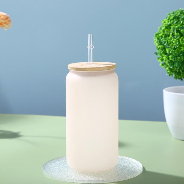 Drop Resistance Drinking Bottle Glass Coffee Tumbler Tea Cup Household Beverage Large Capacity Glass Drinking Bottle