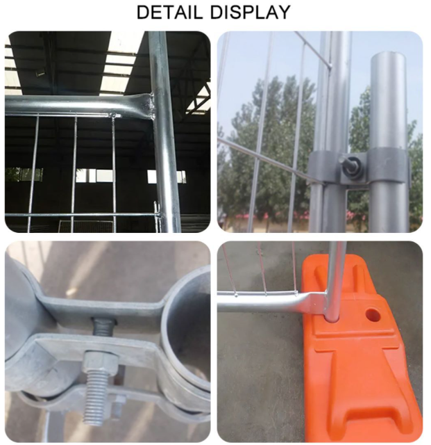 Rapid Deploy Temp Security Fencing Panel Wind Rated System Sample For Free