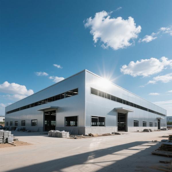 Pre Engineered Metal Structural Prefab Storage Warehouse Hangar With Free Atchitectural Support