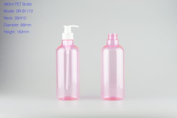 400ml beautiful PET bottle,hair conditioner bottle with lotion pump
