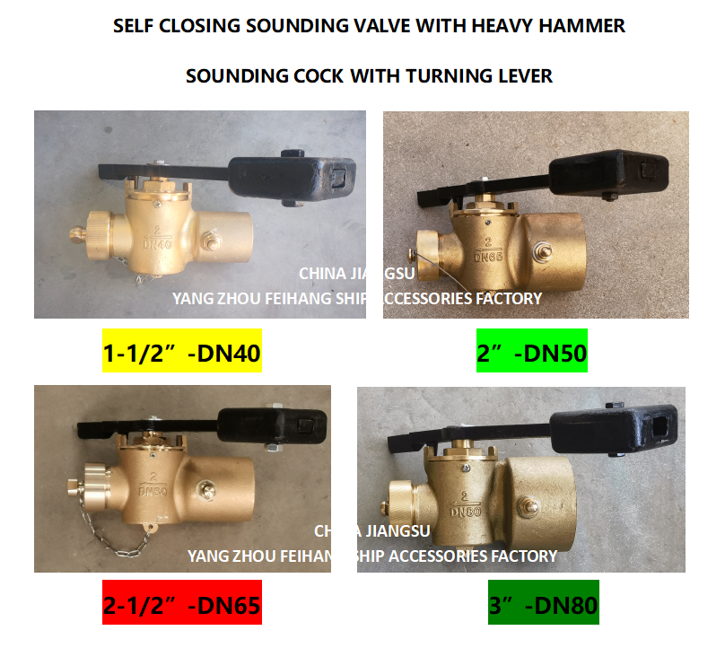 China Sounding Self-Closing Valve DN65 CB/T3778-99  & SOUNDING COCK THREADED ENDS & Self Closing Cock for Sounding Pipe  Supplier - FeiHang Marine