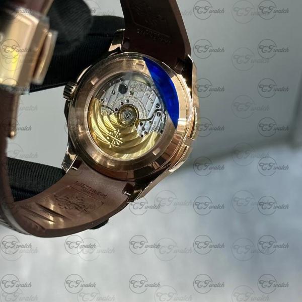 Patek Philippe Aquanaut 5164R Rose Gold Travel Time Super Clone Luxury Watch Automatic