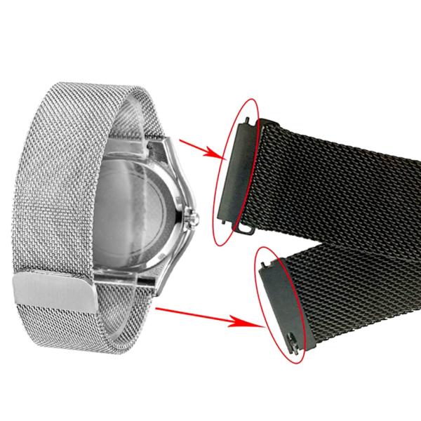 14mm Width Watches Spare Parts , Stainless Steel Wrist Watch Band