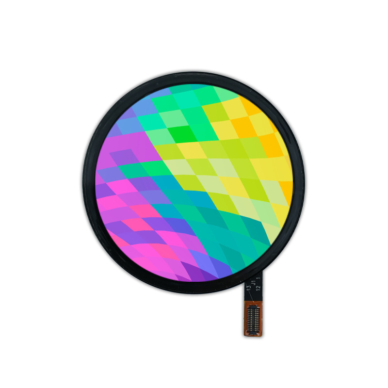 1.7-inch LTPS AMOLED Circular Display with On-cell Touch, 466×466