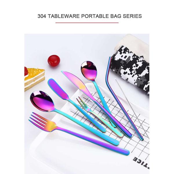 CE LFGB Flatware кухни 7 частей разносторонний устанавливает ложку салата и набор вилки
