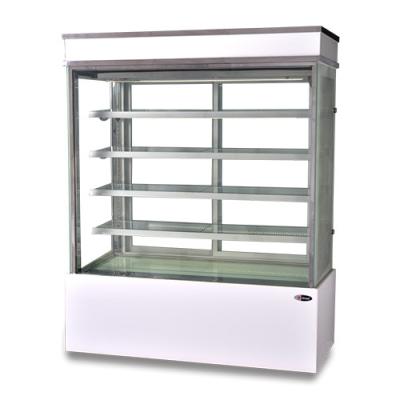 Vitrina de panadería de 5 niveles, altura 190 cm, vitrina de cristal para pasteles