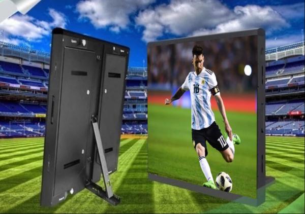 Outdoor P10mm LED Perimeter Aluminum Cabinet 6000nits High Brightness 3840Hz Refresh Rate