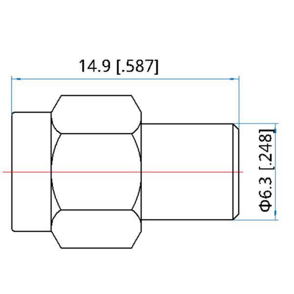 IP65 1W мужской SMA терминатор 50 Ом загрузки для микроволн