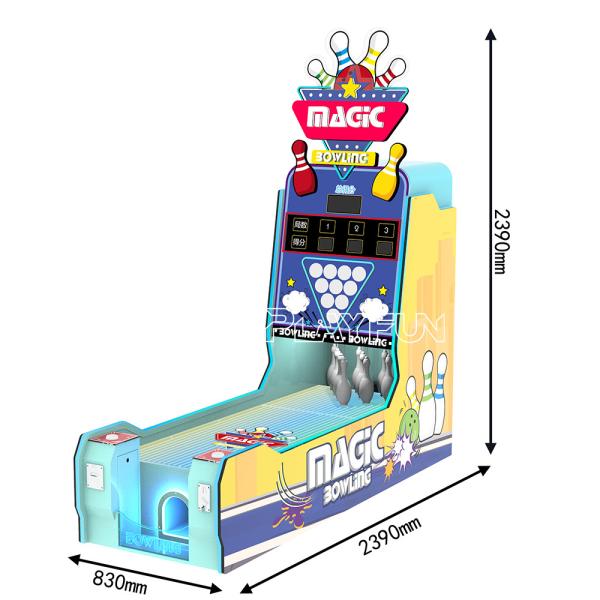 Indoor Entertainment Coin-operated Electronic Bowling Shooting Redemption Prize Arcade Game Machine