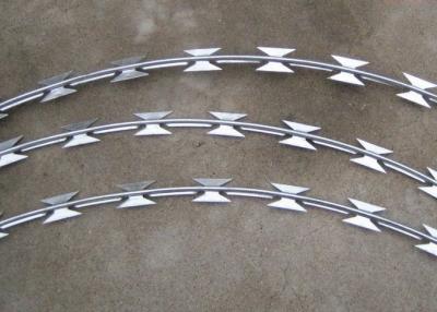 Arame farpado de alta segurança com núcleo de aço inoxidável com revestimento galvanizado