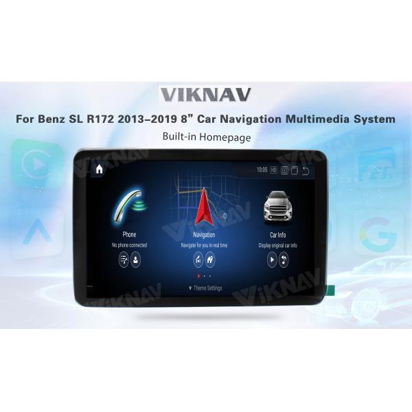 Viknav 8-дюймовое авторадио Android с мультимедийным плеером для экрана для Mercedes Benz SL SLK SLC R172 2013-2019 GPS 2Din NTG4.5