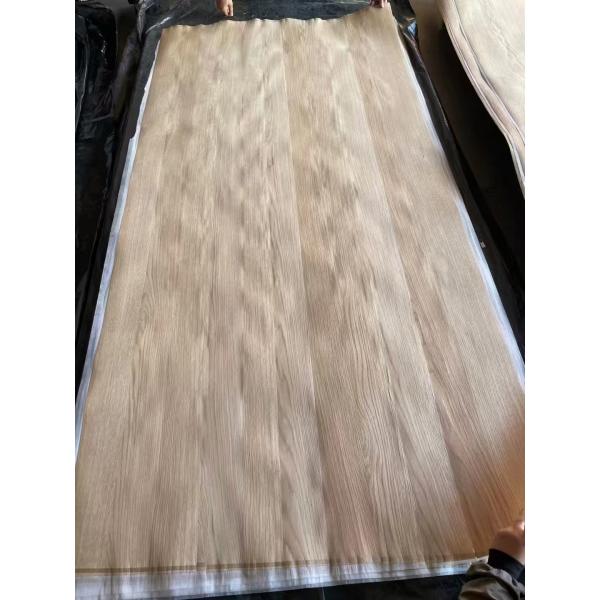 Hoja de chapa de chapa con corte de corona de roble blanco estadounidense natural cortada