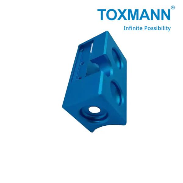 Customized CNC Machining precision blue anodized Aluminum stainless steel Parts cnc metal parts