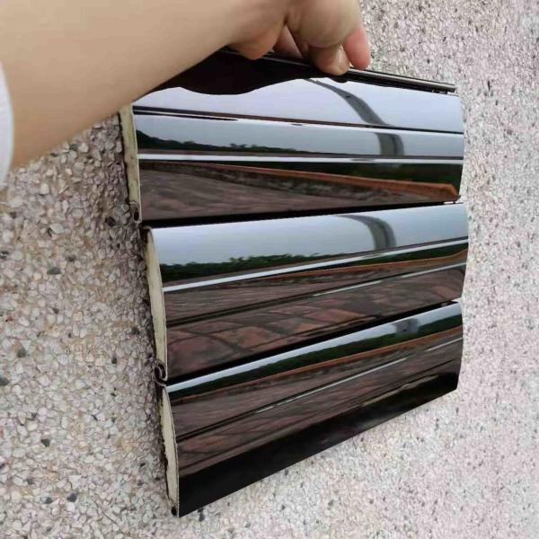 断熱された鋼のローラーシャッタードア / ガレージのための自動電気ローラーシャッタードア