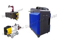 Outil portatif 100W de dérouillage de laser de machine de nettoyage de rouille de caisse de moteur