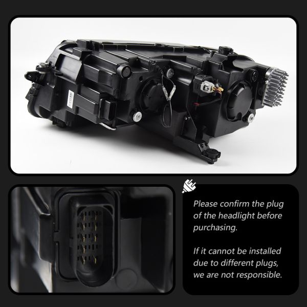 Demillon Turn Signal for Volkswagen Tiguan L Headlight2017-2020 Modified High-End Led Headlights Daytime Running Lights