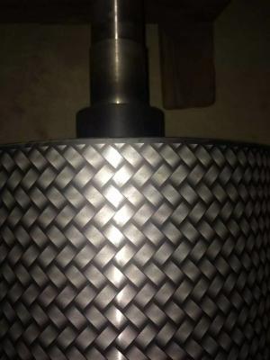 Laser Engraved Embossing Roller for Leather and Pressed Cloth