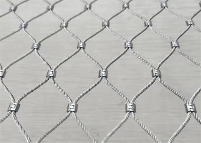 AISI316 Stainless Steel Cable Mesh Safety Mesh Anti Falling 1.5mm Opened Ferrule