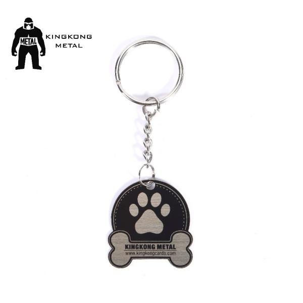 Etiquetas de cão feitas sob encomenda do logotipo do projeto do metal das etiquetas de aço inoxidável feitas sob encomenda por atacado da identificação do animal de estimação