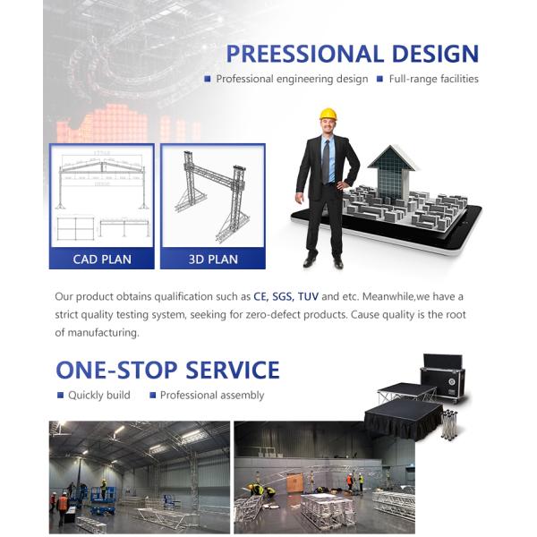 Алюминиевая сплав Сертификат Spigot Truss Клип и штифт для прямого круга арки лестницы