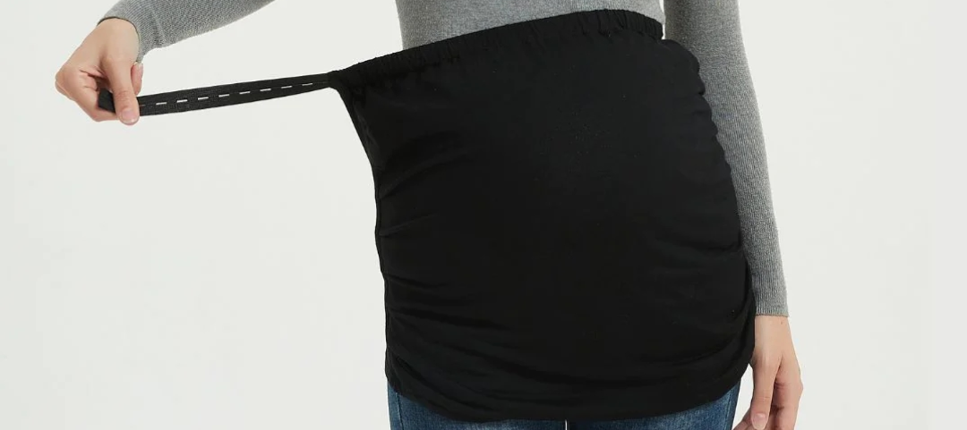 China Factory Wholesale Best Seller EMF Protection Belly Band for Pregnant Women Radiation Shield Maternity Clothing Black/