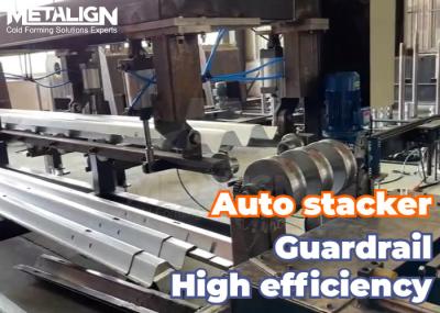 Hydraulic Punching And Precise Cutting Guard Rail Roll Forming Machine High Speed