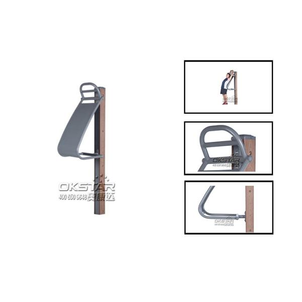 fitness equipment for elderly wood outdoor fitness equipment park back stretcher for the old people