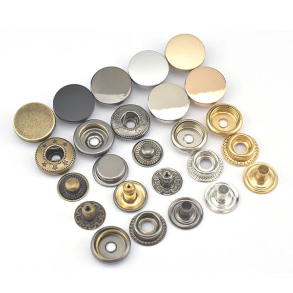 Round Press Zinc Alloy 2 Identifying Military Buttons Cover Metal Bolt Snaps