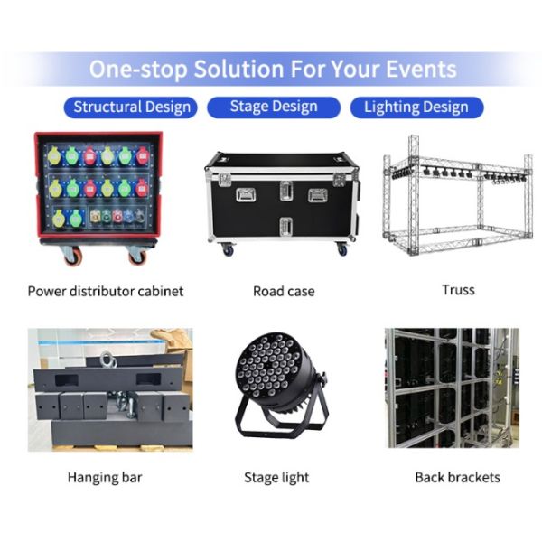 P3.91mm Pixel Pitch LED Rental Screen with 500x500mm Cabinet Size and 1920HZ Refresh Rate for Indoor Events