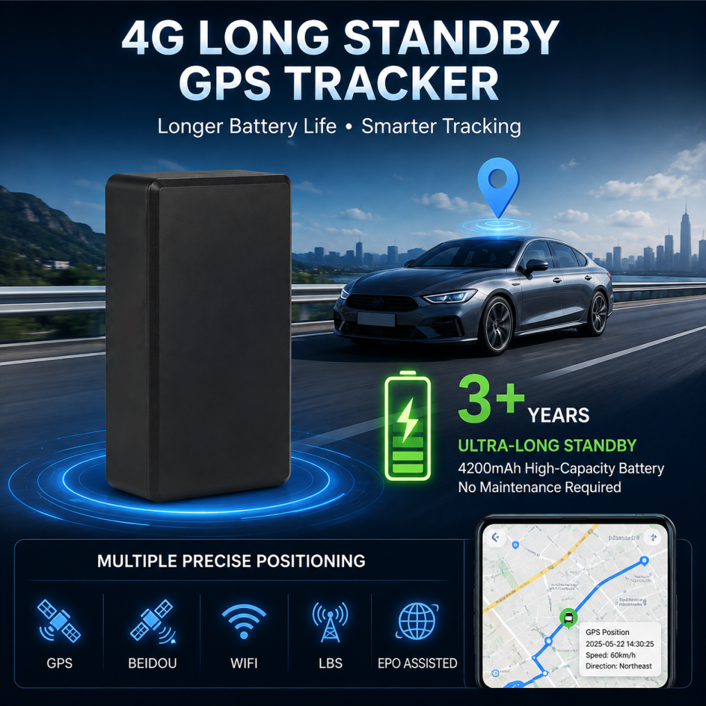 VA07-Dry 4G LTE Ultra-Long Standby Wireless Tracker
