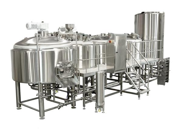 Micro Brewing Systems / 5000L Electric Brewery Dimple Plate Jacket For Fermentation