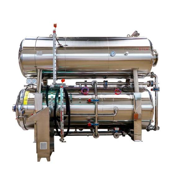 304 Stainless Steel Automatic Double Layer Water Immersion Food Autoclave Sterilizer