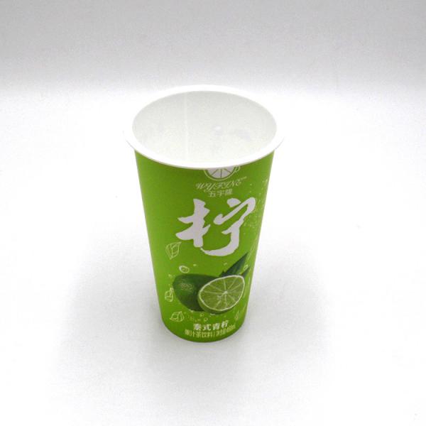Disposable 20oz 24oz Coffee Milk Tea Plastic Cups With Lids Molding 5000PCS