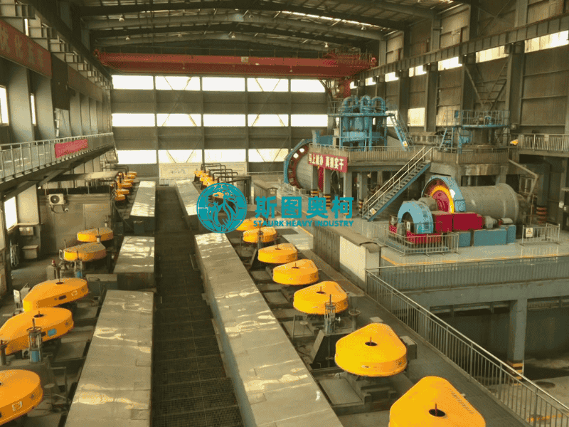 200 Mesh Froth Flotation Equipment 3000TPD For Copper Ore Processing
