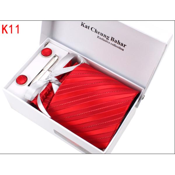 fashion men's silk necktie cufflinks box gift sets