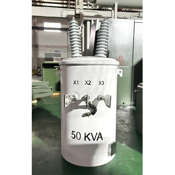 UL Certified ANSI Standard Single Phase Oil Immersed Transformers 50KVA 22.86KV Pole Mounted Transformer